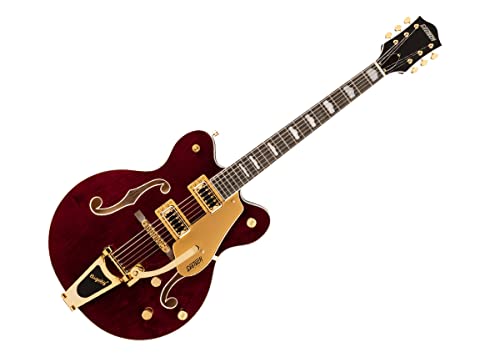 Gretsch G5422TG Electromatic Classic Hollow Body Double-Cut 6-String Electric Guitar with 12-Inch-Radius Laurel Fingerboard, Bigsby and Gold Hardware - Walnut Stain
