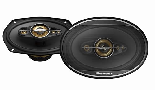 PIONEER TS-A6991F, 5-Way Coaxial Car Audio Speakers, Full Range, Clear Sound Quality, Easy Installation and Enhanced Bass Response, Deep Basket 6” x 9” Oval Speakers