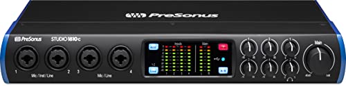 PreSonus Studio 1810c 18x8, 192 kHz, USB Audio Interface with Studio One Artist and Ableton Live Lite DAW Recording Software