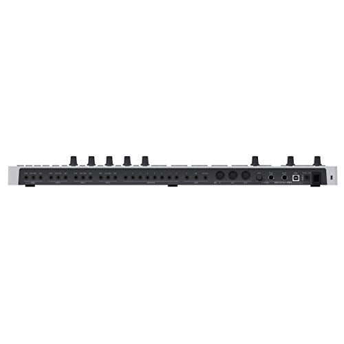 Arturia - Keystep Pro - All-in-One Performance MIDI Controller, Sequencer and Arpeggiator - 4 Polyphonic Sequencer Tracks, 24-Part Drum Sequencer, MIDI & CV Connectivity, 37-Note Slim Keybed