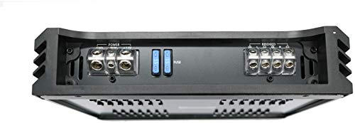 Audiobank P-1400.2 A/B Class 2 Channel 1400 Watt Car Audio Stereo Bass Amplifier with Bass Remote Control + 1500 Watts 8 Gauge Amplifier Installation Kit KIT -2nd Gen