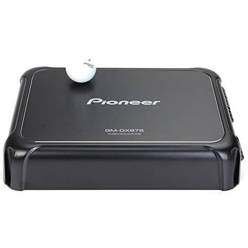 Pioneer GM-DX975 - Powerhouse Amplifier with 2,000 Watts, Class-D Technology, 5-Channel, Variable Low-Pass Filter, Compact Design, and Remote Bass Boost Control
