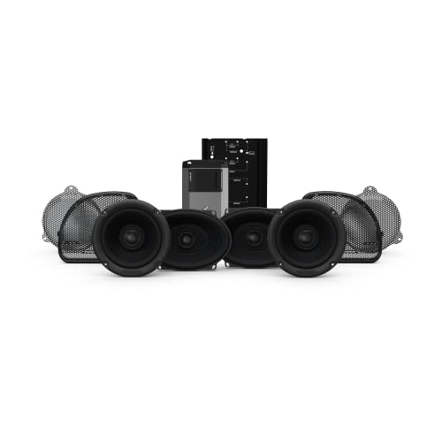 Rockford Fosgate HD14CVO-STG2 Fairing Speakers, Saddlebag Speakers and 800-Watt Amplifier Kit for Select 2014+ Harley Davidson Road Glide CVO & Street Glide CVO Motorcycles