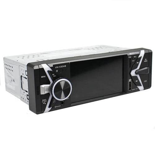 Soundstream VM-430HB Headunit 4.3″ Single-DIN Mechless Headunit - Black