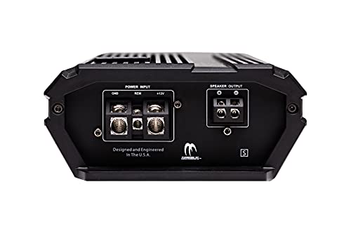 Hifonics ZTH-1525.1D Zeus Theta Compact Mono Channel Car Audio Amplifier (Silver) – Class D Amp, 1500-Watt, Onboard Electronic Crossover, Built-in Bass Control, Bass Remote Included