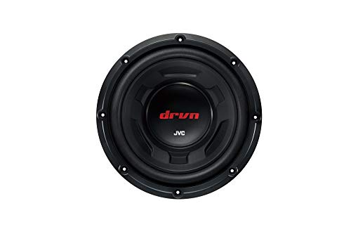 JVC CW-DR104 DRVN 4-ohm 350 Watt Car Audio Subwoofer- Single (Black) with Dependable Low-Frequency Punch (10