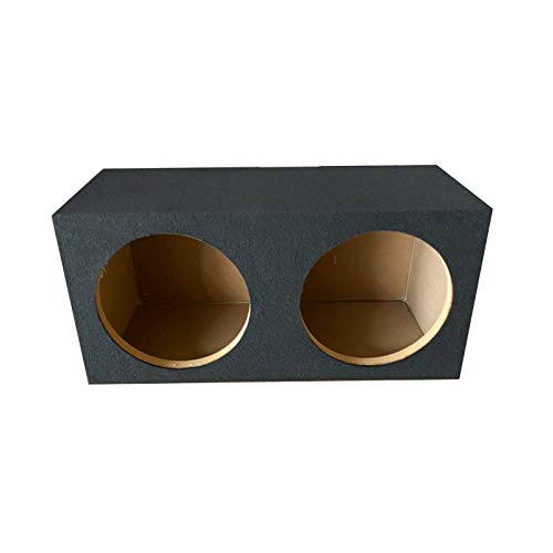 1x Audiotek CA-15DS Pro Dual Seal 15-Inch Subwoofer Enclosure Car Vehicle Audio Speaker Box All Medium-Density Fiberboard Vented Enclosure Carpet Texture Terminal