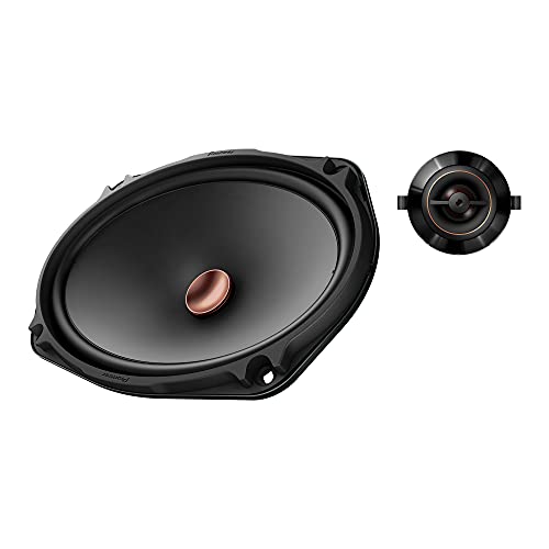 PIONEER TS-D69C, 2-Way Car Audio Speakers, Full Range, Clear Sound Quality, Easy Installation and Enhanced Bass Response, 6 x 9” Speakers, Black