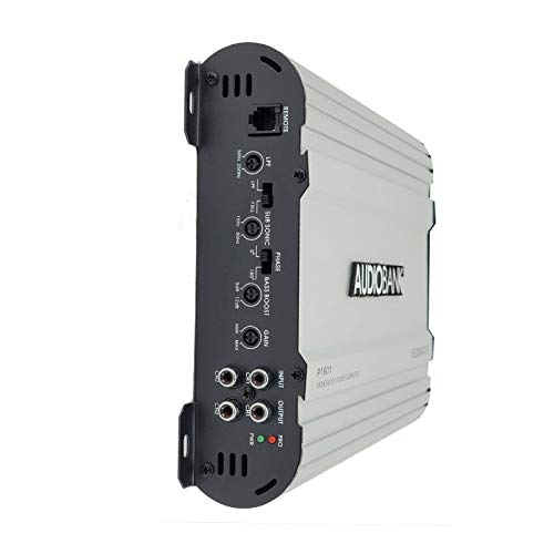 Audiobank Monoblock 1600 WATTS Amp Class AB Car Audio Stereo Amplifier P1601 Heavy-Duty Aluminum Alloy Heatsink, Class A-B Operation Remote On/Off Circuit