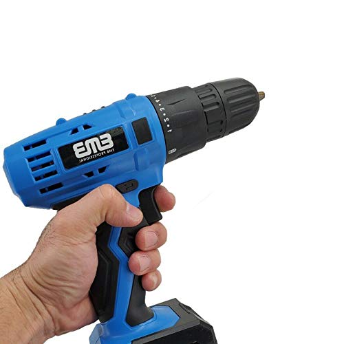 12 Volt Max Brushed Powerful Cordless Impact Wrench Drive Tool up 0-1,300 RPM with Li-Ion 1300 mA Battery 3/8-Inch Keyless Chuck for Quick and Easy Bit Changing with Charger Included