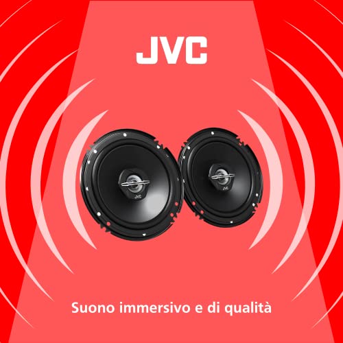 JVC CS J620X (16 cm, 2-Way Coaxial Speaker Black