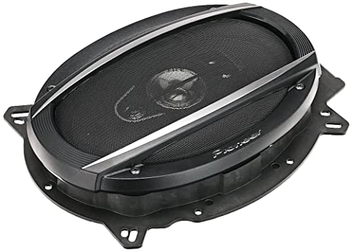 Pioneer TS-A6970F, 4-Way Car Audio Speakers, Full Range, Clear Sound Quality, Easy Installation and Enhanced Bass Response, 6” x 9” speakers,Black
