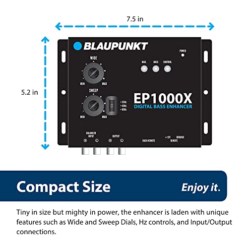 Blaupunkt EP1000X - Digital Bass Enhancer Bass Note Restorer