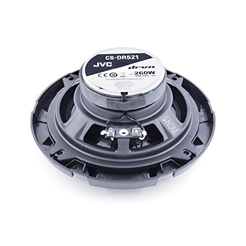 JVC Mobile CS-DR521 drvn DR Series Shallow-Mount Coaxial Speakers (5.25