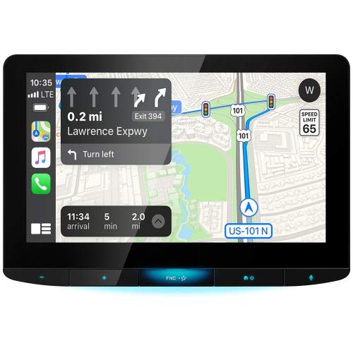 JVC KW-Z1000W Bluetooth Car Stereo Receiver with USB Port –10.1