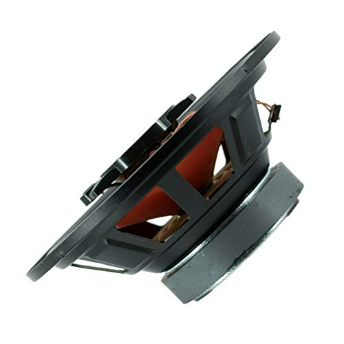 Audiobank 6.5-Inch 3-Way Orange Car Audio Stereo Coaxial Speakers - AB674 - Total of 2 Speakers / 600 Watts Peak Power Handling Rubber Coated Cloth Surround