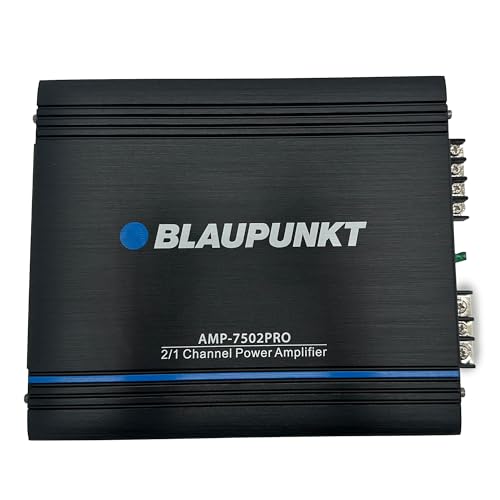 Blaupunkt AMP7502PRO - Car Audio 2-Channel Full Range 2 Ohm Stable Amp Amplifier 1500 Watts