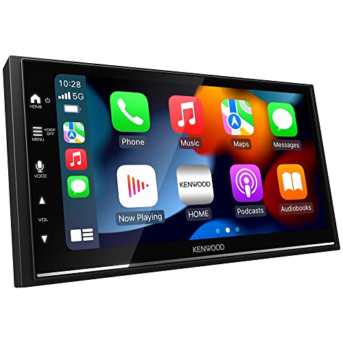 KENWOOD DMX8709S 6.8-Inch Capacitive Touch Screen, Car Stereo, Wireless CarPlay and Android Auto, Bluetooth, AM/FM Radio, MP3 Player, USB Port, Double DIN, 13-Band EQ, SiriusXM
