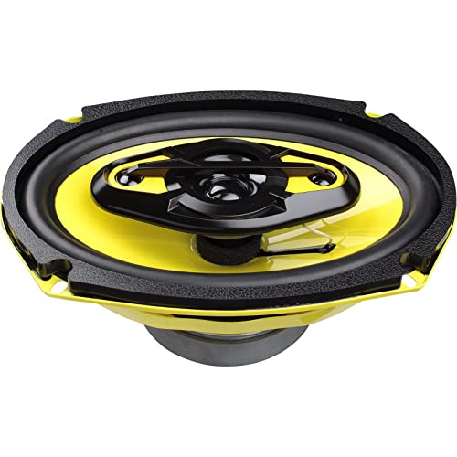 AUDIOTEK 2400W 6X9-Inch 4-Way Car Audio Coaxial Speakers System - 2 Pairs