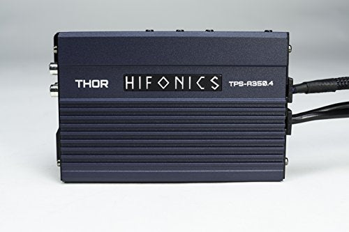 Hifonics TPS-A350.4 THOR Compact 4 Channel 350 Watt Powersports Amplifier