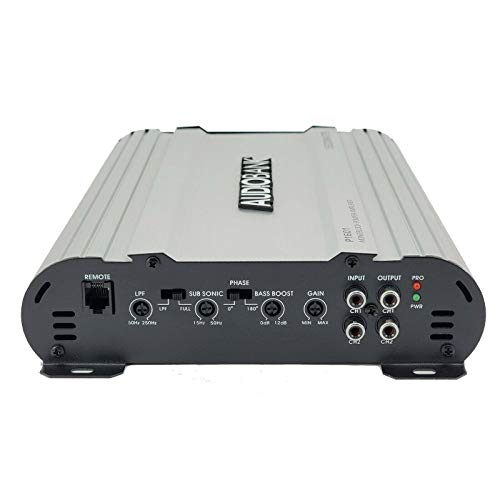 Audiobank P1601 Monoblock Class AB Car Audio Stereo Amplifier and Hifonics HFX12D4BK 12