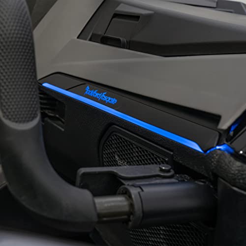 Rockford Fosgate RZR19RCPXP-STG6 Audio Kit: Ride Command Interface, 1500-Watt Amp, Front Speakers & M2 Tweeters, M2 Color Optix 10” Subwoofer & M2 8” Rear Speakers for Select RZR Pro XP Models (2019+)
