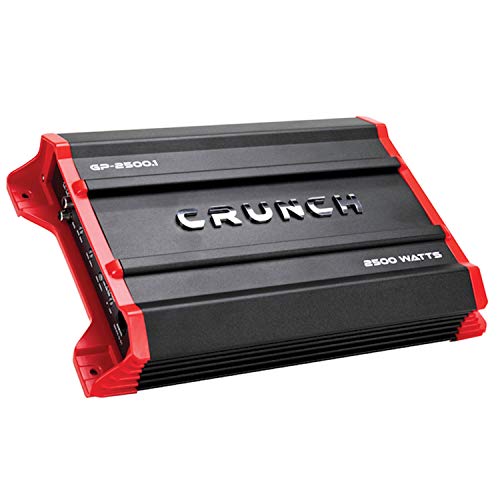Crunch GP-2500.1 -  2500 Watts Mono Subwoofer Car Audio Amplifier