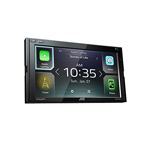 JVC KW-M740BT Apple CarPlay, Android Auto 2-DIN AV Receiver (No CD Drive)
