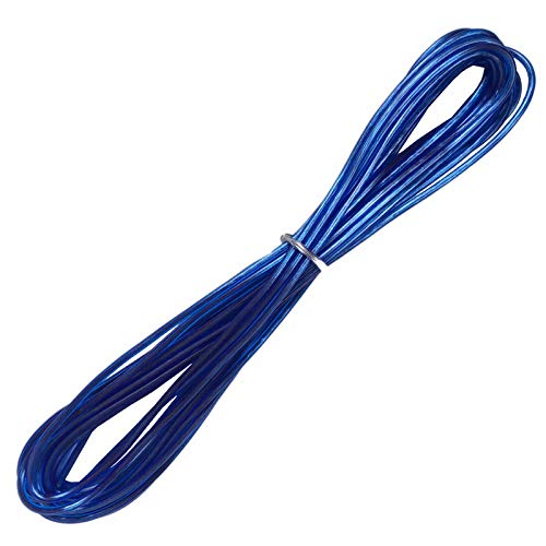 Audiobank 4 Gauge 2700 Watts Power Car Amplifier Installation Wiring Kit Blue Thick 17 Feet FT 4 Gauge GA Power Cable and Inline AGU Fuse Holder & 80A Fuse Included