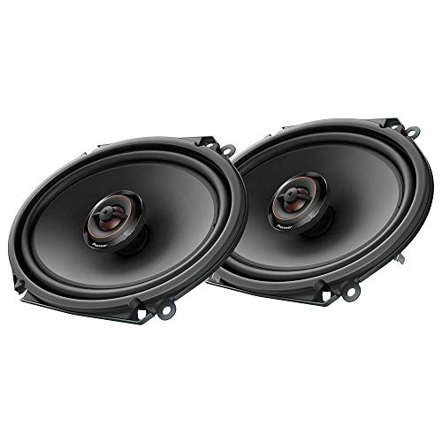 PIONEER TS-D68F 2-Way Car Audio Speakers, Full Range, Clear Sound Quality, Easy Installation and Enhanced Bass Response, 6 x 8” Speakers
