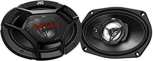 JVC CS-DR6931 6X9 Inch Car Speakers - 500 Watts of Power Per Pair, 250 Watts Each, Full Range, 3 Way, Built Tough, Perfect Factory OEM Replacements