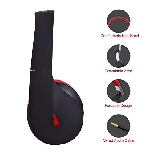 Ausdom AH2 - Wireless Bluetooth Over Ear Foldable Headphones