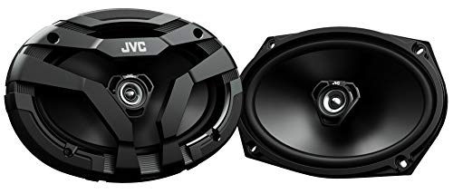JVC CS-DF6920 DRVN Series 6x9 inch 2-Way 400 Watt Car Speakers (Coaxial) - Set of 2 (Black) with Powerful Sound and Tough Looking Design