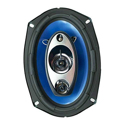 Gravity 4X GR-6996H 6x9-Inch 4-Way 760 Peak Power Total Watt CEA Rated Coaxial Car Audio Speakers with Silver Alpha Cellulose Cones and Moisture Resistant Rubber Surround