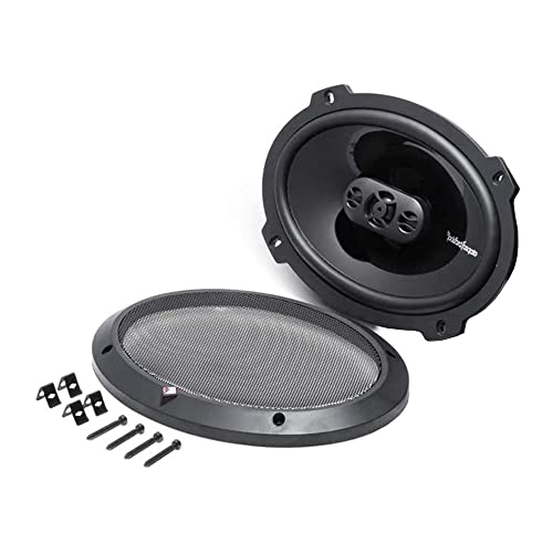 Rockford Fosgate P1694 6 Inch by 9 Inch 300 Watt 4 Way Dual Surround Sound Car Coaxial Audio Speakers for Automobile Music Sound System (2 Pack)