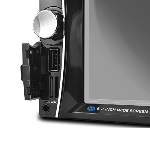 Blaupunkt 6.2-Inch In-Dash Touch Screen DVD Multimedia Receiver Bluetooth and 6.5-Inch 360W Coaxial Speaker Bundle