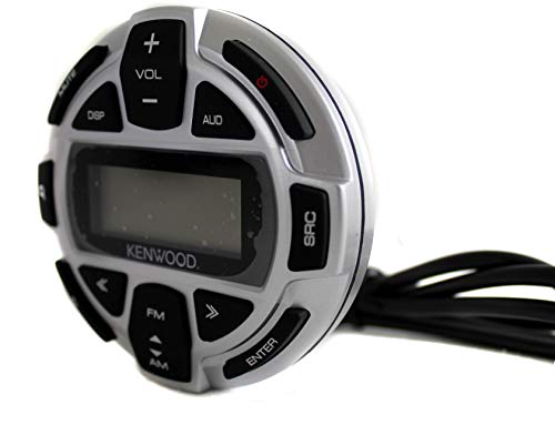 Kenwood KCA-RC55MR Wired Marine LCD Remote Control for Marine Receivers with IPX7 Protection