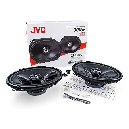 JVC Mobile CS-DR6821 drvn DR Series Shallow-Mount Coaxial Speakers (6