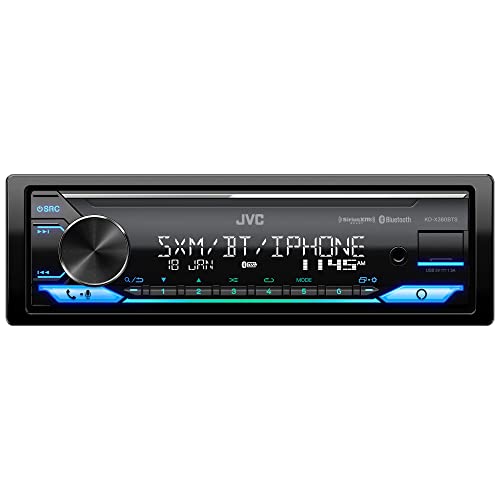 JVC KD-X380BTS Digital Media Car Receiver Featuring Bluetooth, USB, SiriusXM, Amazon Alexa