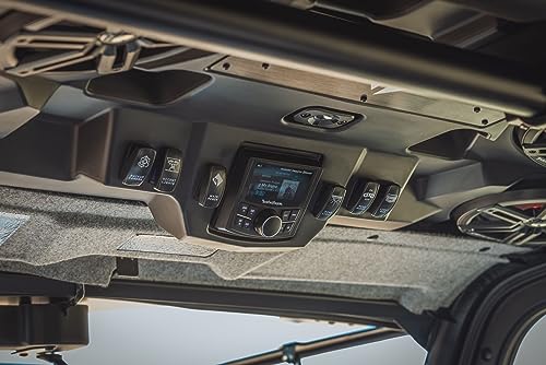 Rockford Fosgate RNGR18-ROOF4M2 All-in-One Ranger Roof Audio System – Front & Rear Audio Roof for Select 2018+ Polaris Ranger Crew 4-Door Models