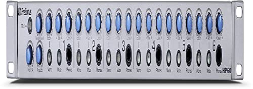 PreSonus HP60 6-Channel Headphone Amplifier/Mixer, Silver