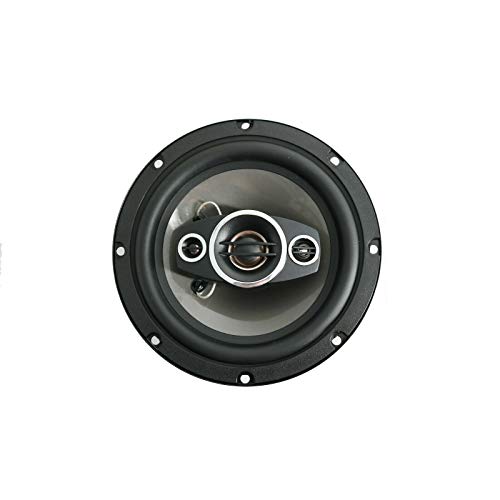 BLAUPUNKT AMP1404 1500 Watts Maximum Output Power 4-Channel Full Range Car Audio Amplifier + AUDIOBANK 6.5 Coaxial Car Audio Speakers 400 Watts Peak Power - (4 Speakers)