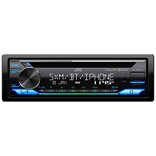 JVC KD-T920BTS Car Stereo with Bluetooth, Front USB, AUX, Amazon Alexa, SiriusXM Radio Ready, Hi-Power Amplifier