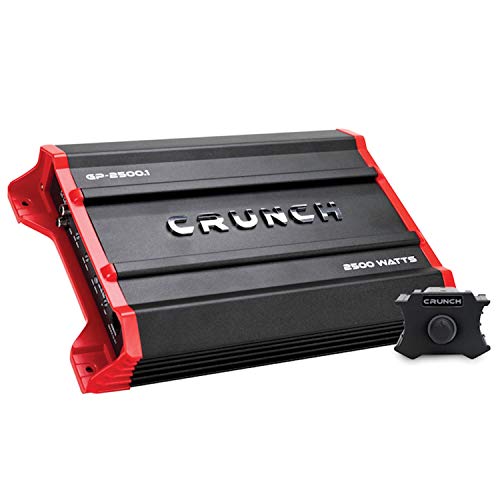 Crunch GP-2500.1 -  2500 Watts Mono Subwoofer Car Audio Amplifier