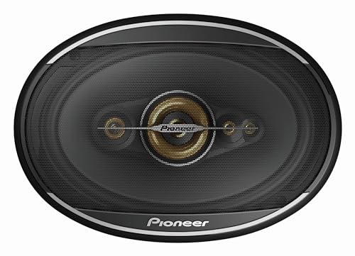 PIONEER TS-A6991F, 5-Way Coaxial Car Audio Speakers, Full Range, Clear Sound Quality, Easy Installation and Enhanced Bass Response, Deep Basket 6” x 9” Oval Speakers