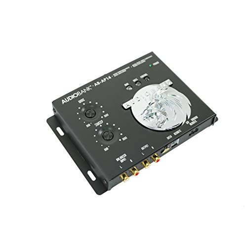 AudioBank 1/2 Din Car Audio Digital High Performance Bass Control Machine Including Bass Processor, Bass Maximizer & Sound Restoration for Subwoofer with Bass Knob (AB-AP14)