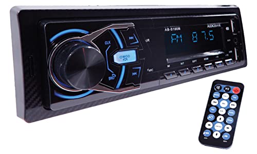 Audiobank AB-S100M Single Din Digital Media Player Stereo Receiver 200W with Bluetooth / USB / FM / MP3