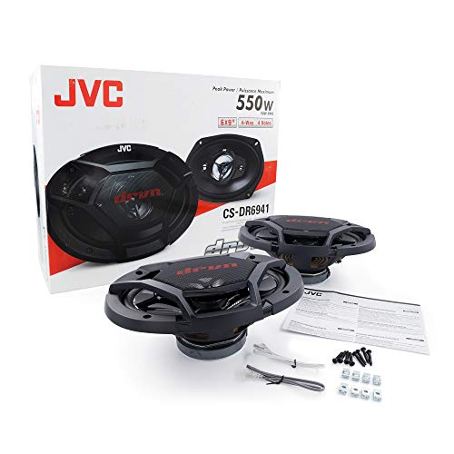 JVC Mobile CS-DR6941 drvn DR Series Shallow-Mount Coaxial Speakers (6