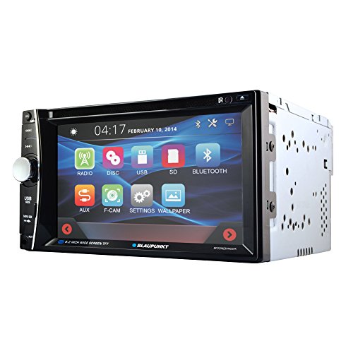 Blaupunkt 6.2-Inch In-Dash Touch Screen DVD Multimedia Receiver Bluetooth and 6.5-Inch 360W Coaxial Speaker Bundle