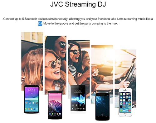 JVC KD-T710BT - CD Car Stereo, Single Din, Bluetooth Audio and Hands Free Calling w External Microphone, CD, MP3, USB, AUX Input AM/FM Radio, High Power Amp, Amazon Alexa Voice Control